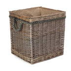 Square Rope Handled Log Storage Basket - Log Baskets - British D'sire