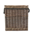 Square Rope Handled Log Storage Basket - Log Baskets - British D'sire