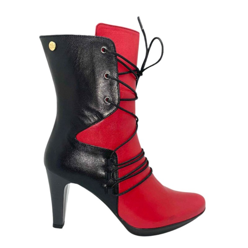 St Martina - Red and black boot - Shoe boot - British D'sire Main image