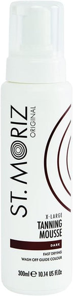St Moriz Original Extra Large Instant Tanning Mousse in Dark | Fast Drying Vegan Fake Tan | With Wash Off Guide Colour | For Streak Free Bronzed Glow | Dermatologically Tested & Cruelty Free | 300ml - British D'sire