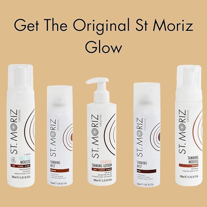 St Moriz Original Extra Large Instant Tanning Mousse in Dark | Fast Drying Vegan Fake Tan | With Wash Off Guide Colour | For Streak Free Bronzed Glow | Dermatologically Tested & Cruelty Free | 300ml Secondary image