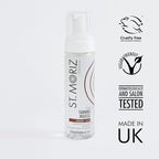 St Moriz Original Instant Clear Tanning Mousse in Medium to Dark | Fast Drying Vegan Fake Tan | Light Glow in 1 Hour, Deeper Glow After 8 Hours | Dermatologically Tested | Cruelty Free | 200ml - British D'sire