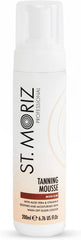 St Moriz Professional Instant Tanning Mousse in Medium | Fast Drying Vegan Fake Tan | With Aloe Vera & Vitamin E | For Streak Free Medium Golden Glow | Dermatologically Tested & Cruelty Free | 200ml - British D'sire