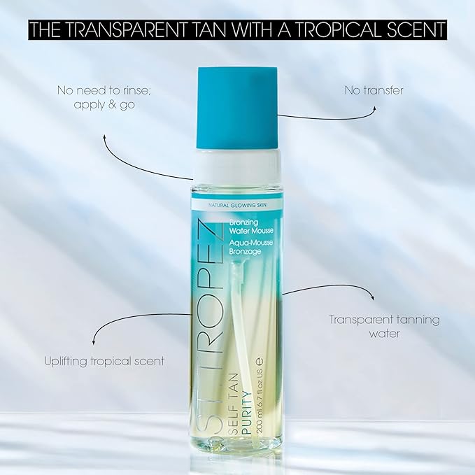 St. Tropez Self Tan Purity Bronzing Water Mousse For Unisex 6.7 oz Mousse - British D'sire