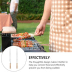 Stainless Steel Barbecue Skewers Barbecue Fork U - shaped Barbecue Fork, Spec: 4pcs - British D'sire