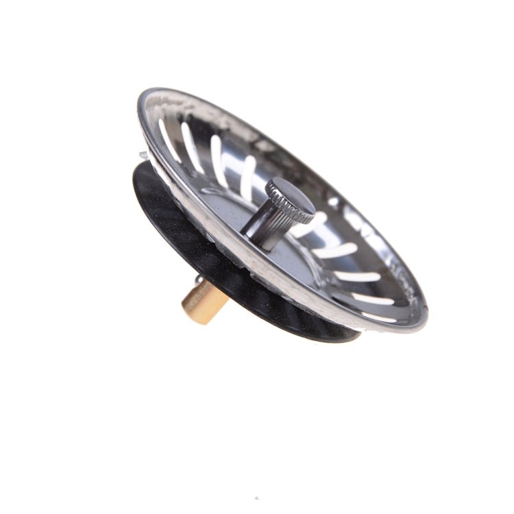 Stainless Steel Bathroom Kitchen Sink Strainer Flume Cover - British D'sire Main image