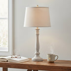 StellaTable Lamp With Linen Shade - Lamps - British D'sire