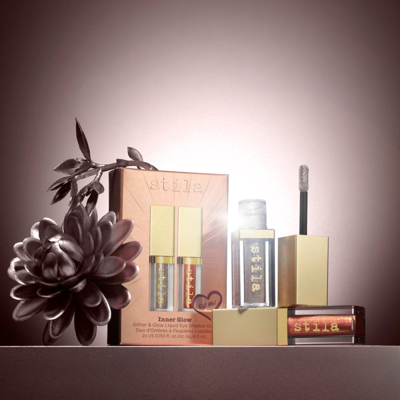 Stila Inner Glow - Glitter & Glow Eyeshadow Duo - Eyeshadow - British D'sire