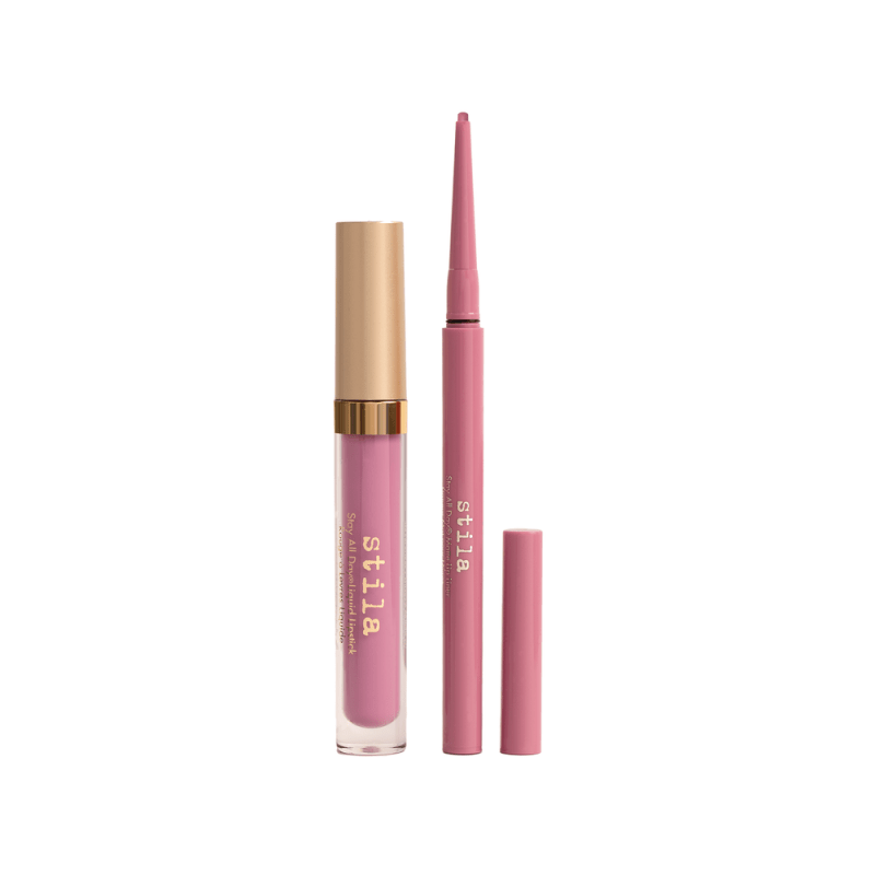 Stila Kindness is Cool - Liquid Lipstick and Lip Liner Set - Lipstick and Liner - British D'sire