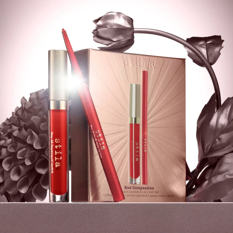 Stila Red Compassion Liquid Lipstick & Lip Liner Set - Liquid Lipstick and Lip Liner set - British D'sire