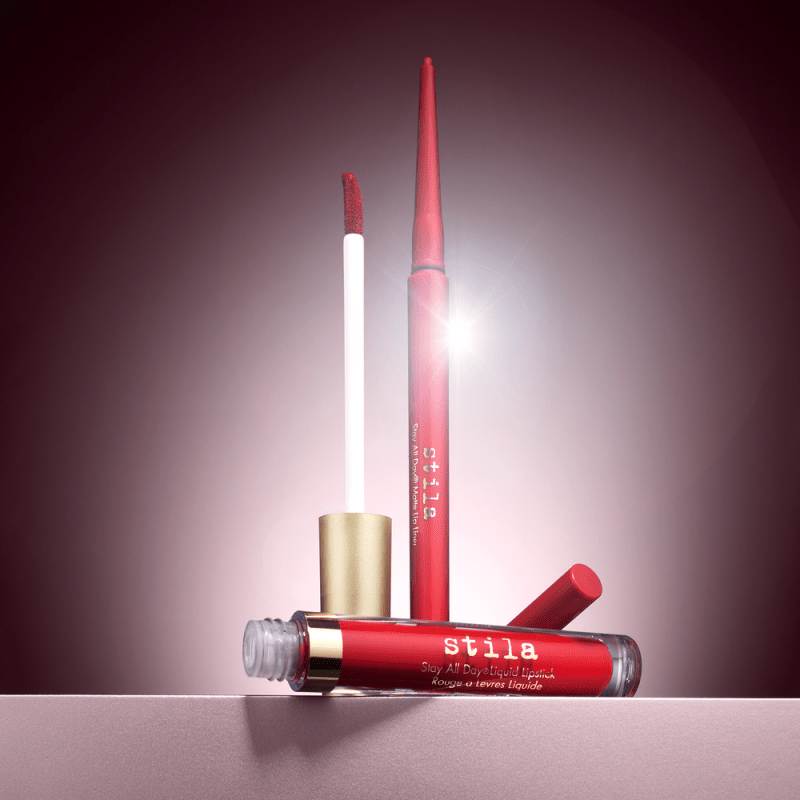 Stila Red Compassion Liquid Lipstick & Lip Liner Set - Liquid Lipstick and Lip Liner set - British D'sire
