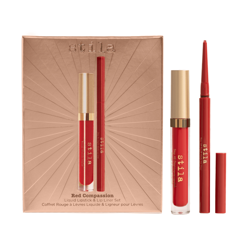 Stila Red Compassion Liquid Lipstick & Lip Liner Set - Liquid Lipstick and Lip Liner set - British D'sire