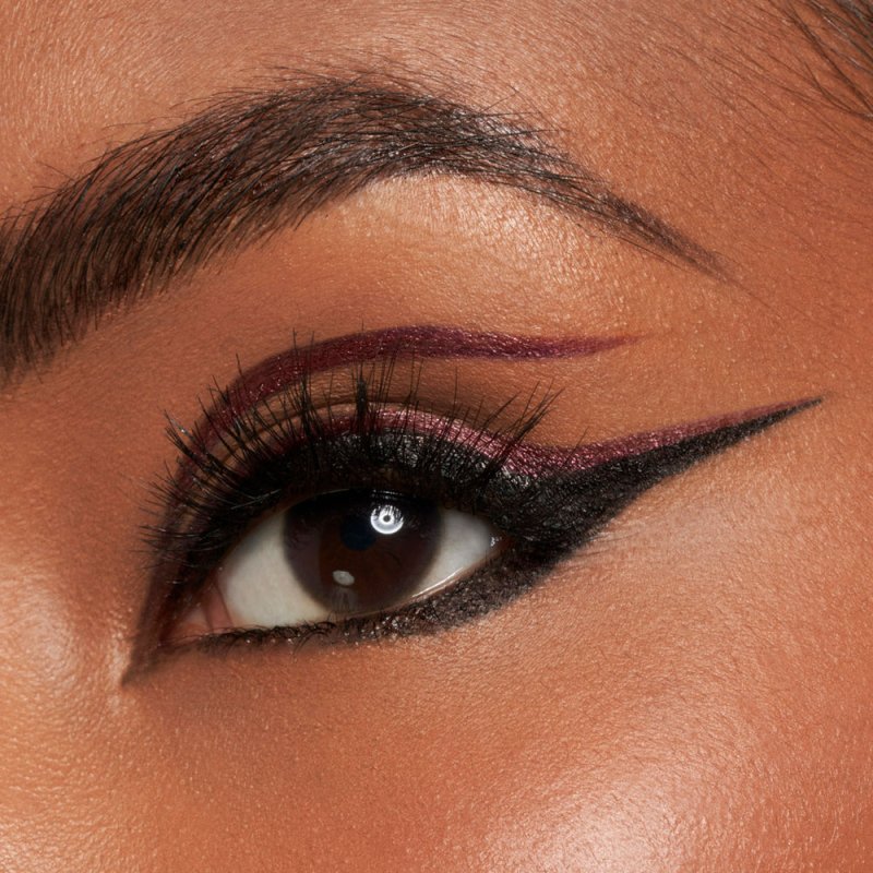 Stila Stay All Day® Dual-Ended Waterproof Liquid Eye Liner: Shimmer Micro Tip Sangria and Intense Black - Liquid Eyeliner - British D'sire