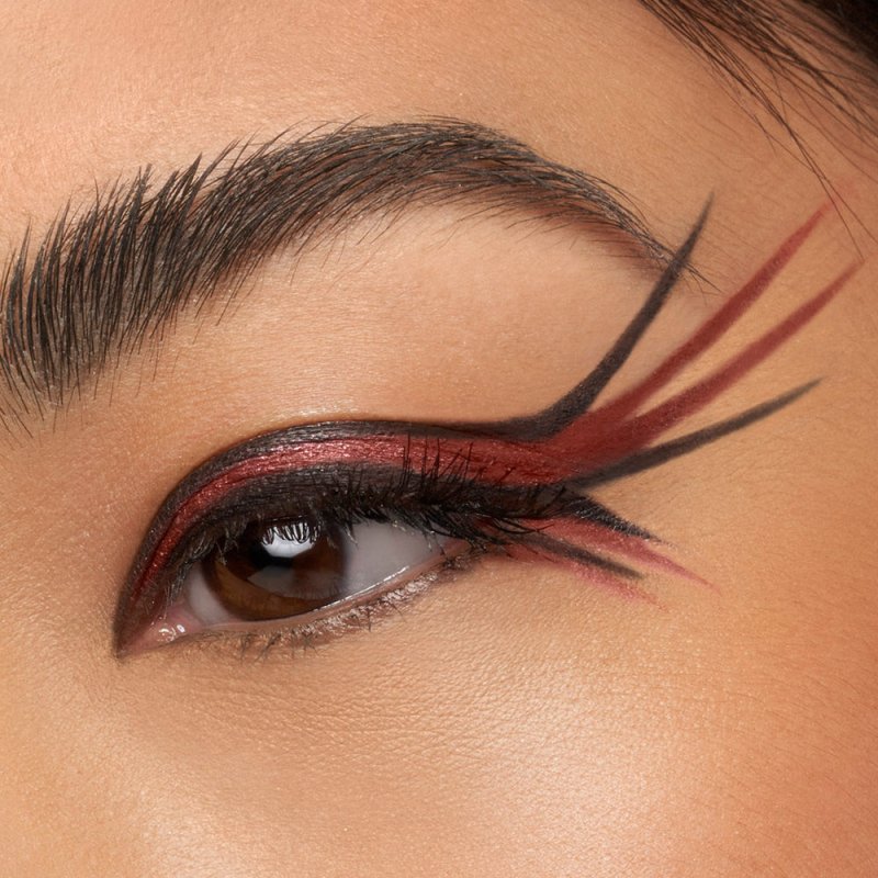 Stila Stay All Day® Dual-Ended Waterproof Liquid Eye Liner: Shimmer Micro Tip Sangria and Intense Black - Liquid Eyeliner - British D'sire