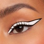 Stila Stay All Day® Dual - Ended Waterproof Liquid Eye Liner: Two Colours - Intense Black and Snow - Liquid Eyeliner - British D'sire