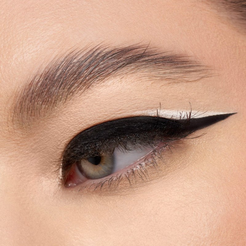 Stila Stay All Day® Dual-Ended Waterproof Liquid Eye Liner: Two Colours - Intense Black and Snow - Liquid Eyeliner - British D'sire