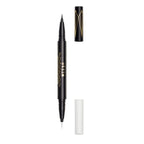 Stila Stay All Day® Dual - Ended Waterproof Liquid Eye Liner: Two Colours - Intense Black and Snow - Liquid Eyeliner - British D'sire