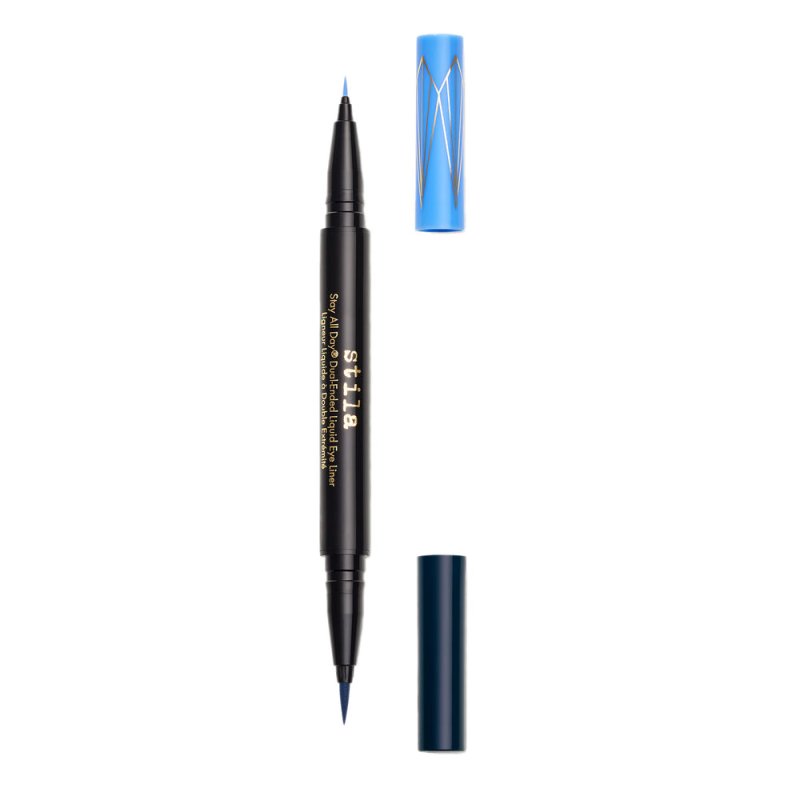 Stila Stay All Day® Dual - Ended Waterproof Liquid Eye Liner: Two Colours - Periwinkle/Midnight - Liquid Eyeliner - British D'sire