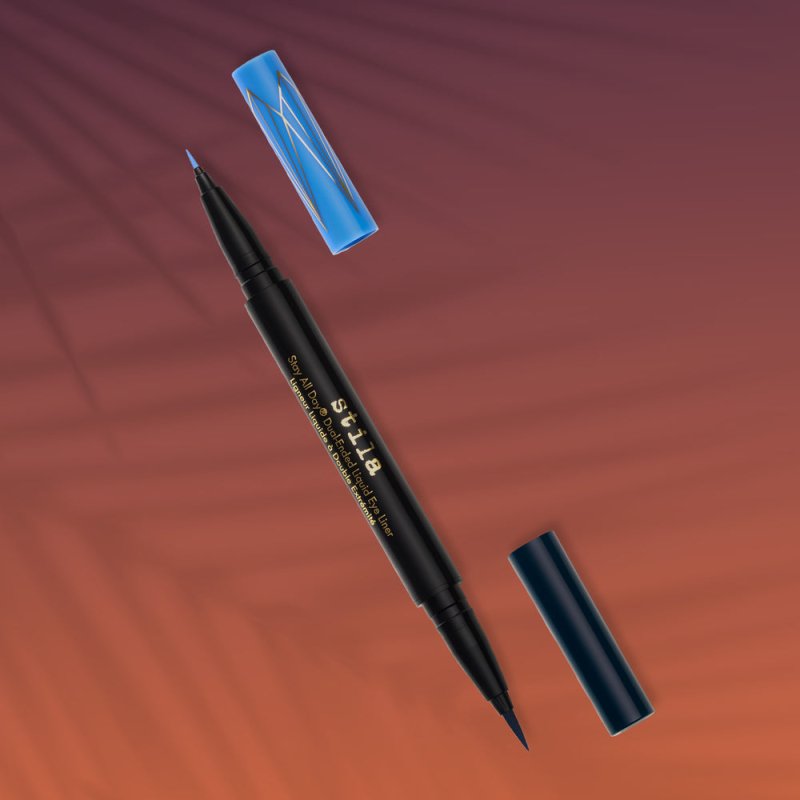 Stila Stay All Day® Dual-Ended Waterproof Liquid Eye Liner: Two Colours - Periwinkle/Midnight - Liquid Eyeliner - British D'sire