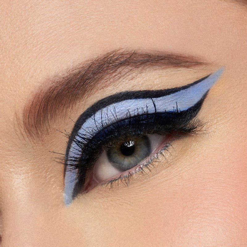 Stila Stay All Day® Dual - Ended Waterproof Liquid Eye Liner: Two Colours - Periwinkle/Midnight - Liquid Eyeliner - British D'sire