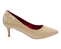 Stiletto Heel Pointed Toe Court Shoes - Court Shoes - British D'sire