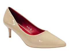 Stiletto Heel Pointed Toe Court Shoes - Court Shoes - British D'sire