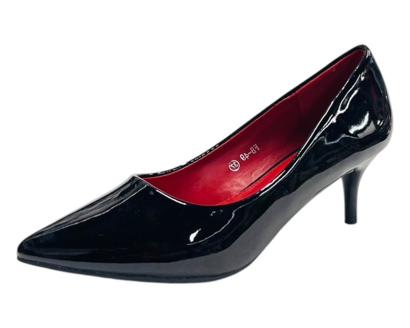 Stiletto Heel Pointed Toe Court Shoes - Court Shoes - British D'sire
