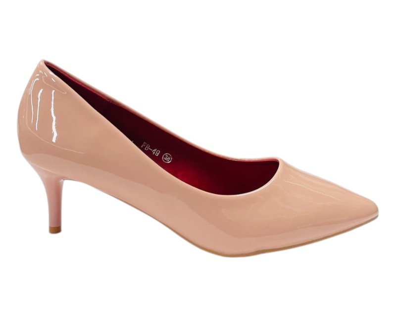 Stiletto Heel Pointed Toe Court Shoes - Court Shoes - British D'sire