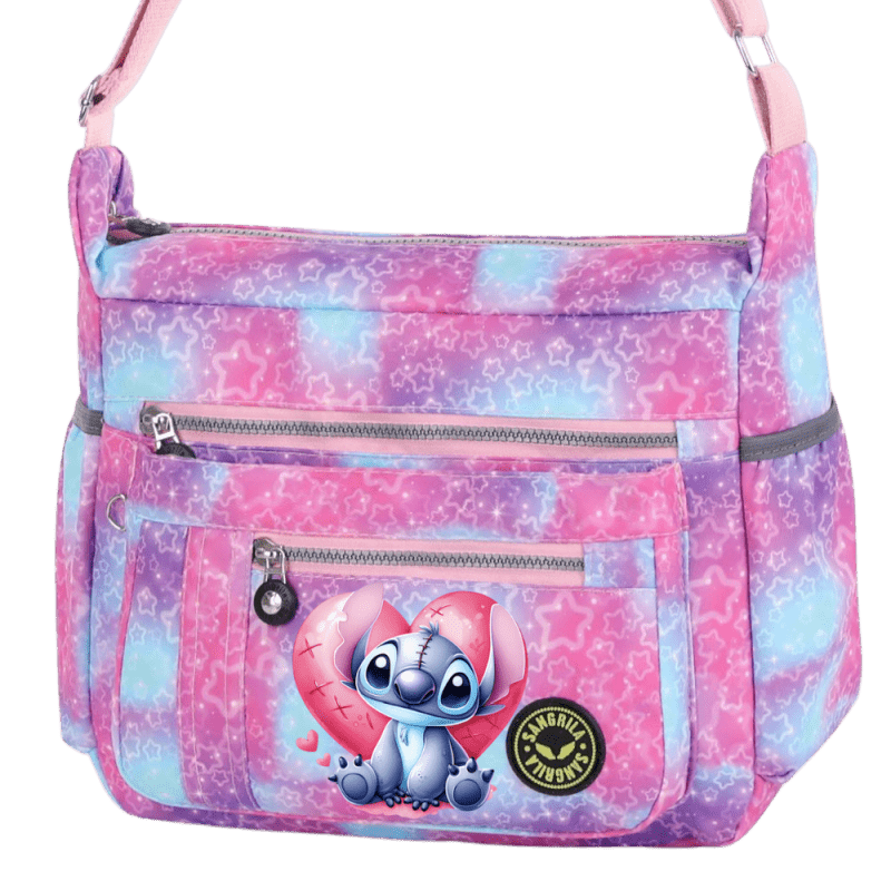 Stitch in a Heart Large Satchel Cross Body - British D'sire