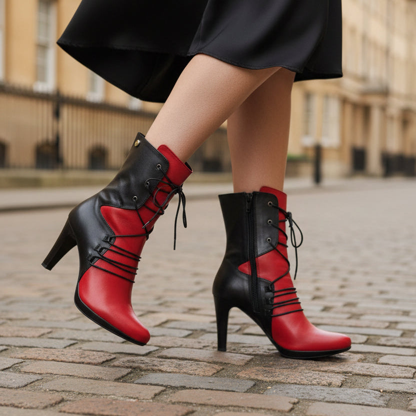St Martina- Red and black boot - Chanii B
