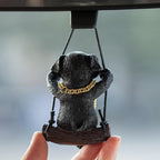 Stock Dog Rearview Mirror, Dog Rear Mirror Accessories - Retroview Mirror Decoration - Cute Car Ornament for Truck Van Sedan for Bedrooms for Camer - Home Decor - British D'sire
