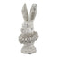 Stone Effect Ruffle Hare Ornament - Figurines - British D'sire