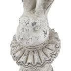 Stone Effect Ruffle Hare Ornament - Figurines - British D'sire