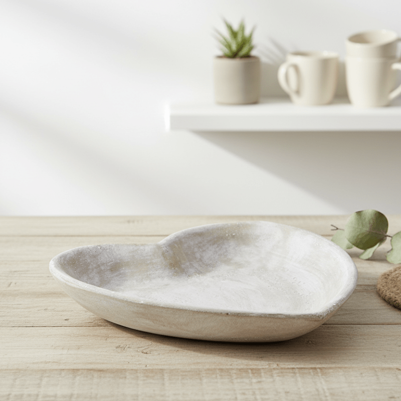 Stone Heart Dish Decorative Home Accessory - Bowls & Dishes - British D'sire