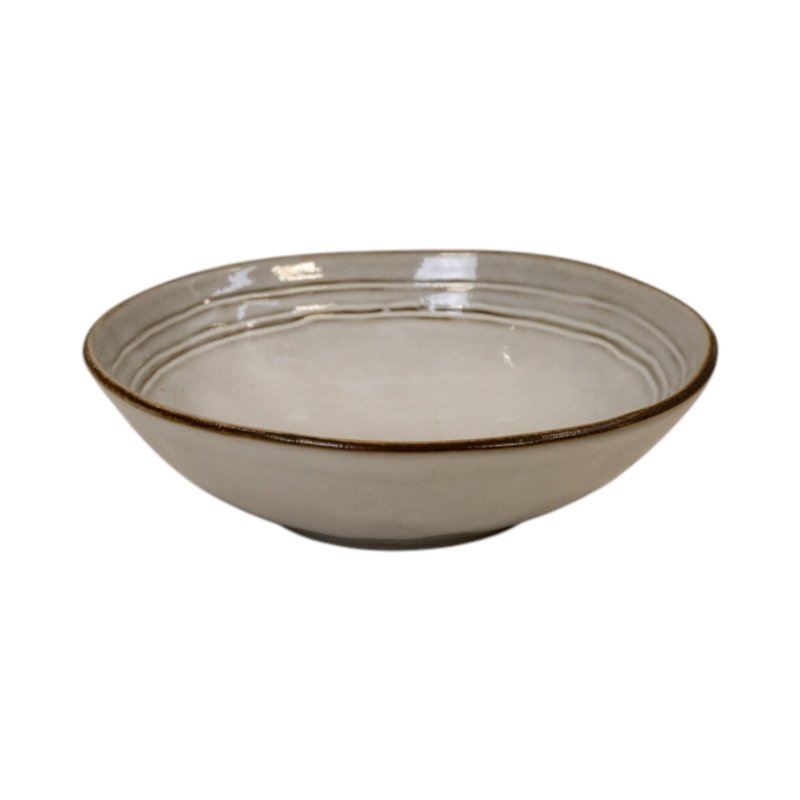 Stoneware Pasta Bowl Dimensions: 19.0cm (W) x 19.0cm (D) x 6.0cm (H) - Bowl - British D'sire Main image
