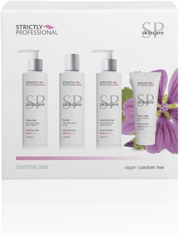 Strictly Professional Facial Care Kit for Sensitive Skin - British D'sire
