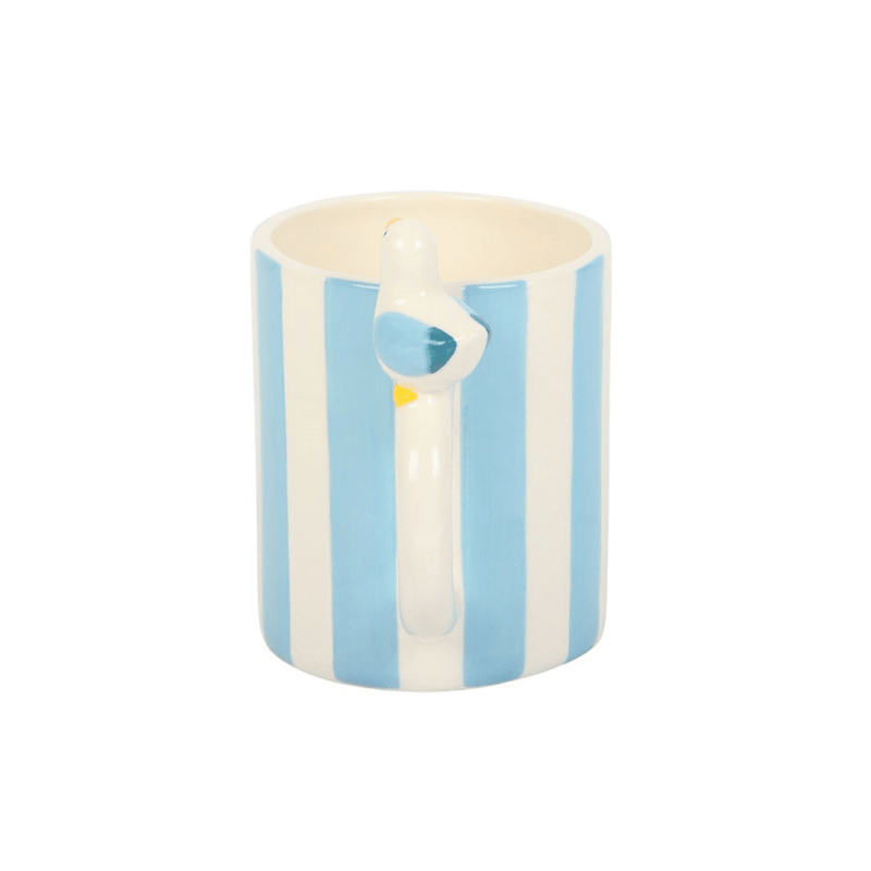 Striped Mug with Seagull - Coffe Mug - British D'sire