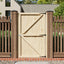 Strong Garden Gate with Latch, 105cm W x 6cm D x 180cm H - Garden Gate - British D'sire