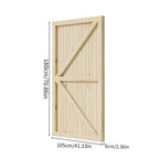 Strong Garden Gate with Latch, 105cm W x 6cm D x 180cm H - Garden Gate - British D'sire