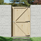 Strong Garden Gate with Latch, 99cm W x 6cm D x 180cm H - Garden Gate - British D'sire