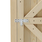 Strong Garden Gate with Latch, 99cm W x 6cm D x 180cm H - Garden Gate - British D'sire