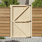 Strong Garden Gate with Latch, 99cm W x 6cm D x 180cm H - Garden Gate - British D'sire