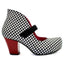 Stylo - Houndstooth bar shoe - Heel Shoe - British D'sire
