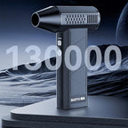 SUITU ST - 8113 Outdoor Turbine Fan Home Lithium - ion Dust Blower Handheld Hair Dryer, Style: Blower Gray - British D'sire