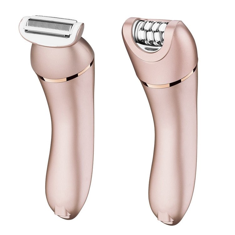 Suker SK - 517 Electric Water Eluting Hair Removal Device Women Household Hair Plucker Multifunctional Two - In - One Shaver Epilator(Pink) - British D'sire
