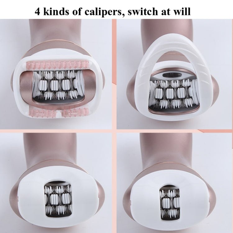 Suker SK - 517 Electric Water Eluting Hair Removal Device Women Household Hair Plucker Multifunctional Two - In - One Shaver Epilator(Pink) - British D'sire