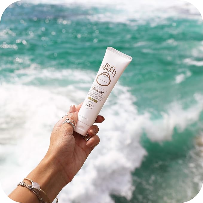 Sun Bum Mineral SPF 30 Tinted Sunscreen Face Lotion | Vegan and Reef Friendly (Octinoxate & Oxybenzone Free) Broad Spectrum Natural Sunscreen with UVA/UVB Protection | 1.7 oz - British D'sire