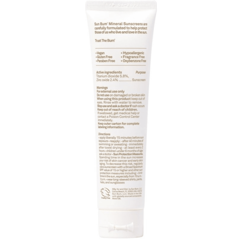 Sun Bum Mineral SPF 30 Tinted Sunscreen Face Lotion | Vegan and Reef Friendly (Octinoxate & Oxybenzone Free) Broad Spectrum Natural Sunscreen with UVA/UVB Protection | 1.7 oz Secondary image