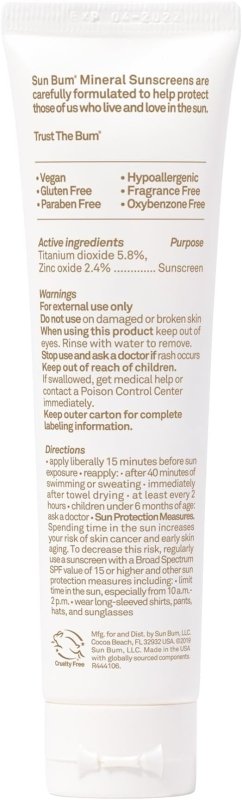Sun Bum Mineral SPF 30 Tinted Sunscreen Face Lotion | Vegan and Reef Friendly (Octinoxate & Oxybenzone Free) Broad Spectrum Natural Sunscreen with UVA/UVB Protection | 1.7 oz - British D'sire