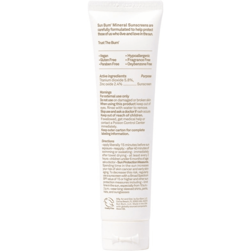 Sun Bum Mineral SPF 50 Sunscreen Face Stick | Vegan and Hawaii 104 Reef Act Compliant (Octinoxate & Oxybenzone Free) Broad Spectrum Natural Sunscreen with UVA/UVB Protection | .45 oz Secondary image